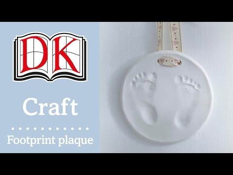 How to Make a Baby Footprint Plaque How to Make a Baby Footprint Plaque