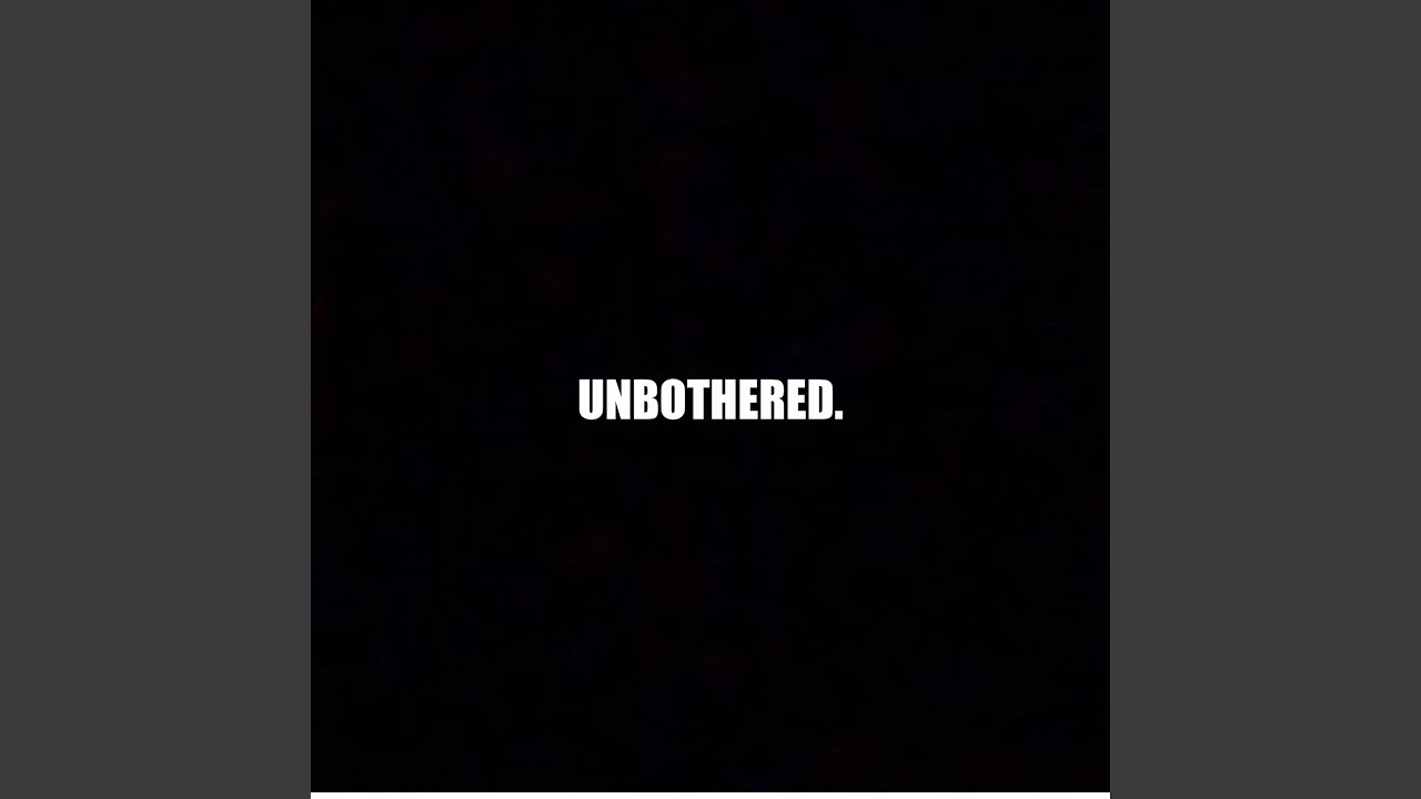 Unbothered Youtube Music