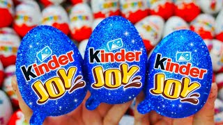 Oddly Satisfying Video Surprise Eggs Kinder Joy Chocolate - ASMR Opening Kinder Joy