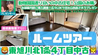 成約です　【ルームツアー】旭川市東旭川北1条４丁目中古住宅【三角屋根の広々3LDK】#不動産 #旭川 #賃貸