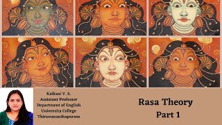 Rasa Theory - Part 1| Indian Aesthetics | Kaikasi V S