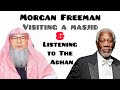 Sheikh reacting to a video of Morgan Freeman visiting a masjid & listening to adhan Assim al hakeem