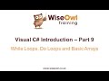 C# Introduction Part 9 - While Loops and Do Loops