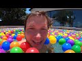 FILLED OUR POOL WITH 10,000 BALL PIT BALLS! (Super Cooper Sunday #249)