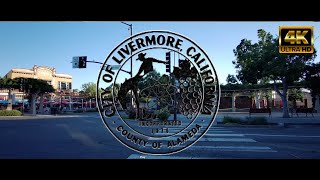 🇺🇸  Livermore, CA - Downtown - 4K ASMR Walking Tour