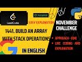 1441. Build an Array With Stack Operations | Medium| Python | TC-O(N) | Live Coding with Explanation