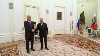 Vladimir Putin meets with Kazakh President Tokayev in Moscow | AFP