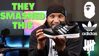 BAPE x UNDEFEATED x ADIDAS ZX 8000 BLACK | UNBOXING REVIEW