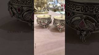 Beautiful Silver Bowls Crafted with 92.5 Pure Silver | Krishna House Of Silver