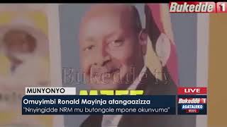 Agataliikonfuufu: Omuyimbi Ronald  Mayinja atangaazizza.