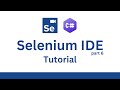 Export Selenium IDE tests to C# NUnit. Run Selenium tests from Visual Studio
