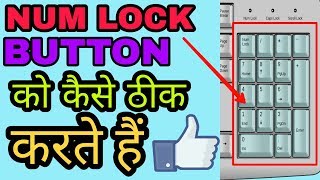 How to fix number key is not working num lock numeric windows 7,8,10 suddenly beep/in hindi