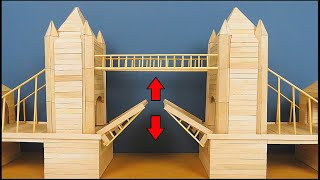 How To Make A Model Of Tower Bridge Using Popsicle Sticks