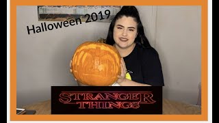 Carving a pumpkin 2019 *STRANGER THINGS EDITION*