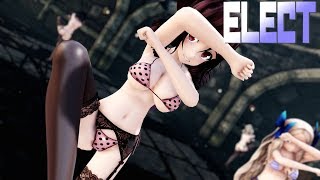 【MMD艦これ】神風型でELECT　水着Ver　歌詞つき