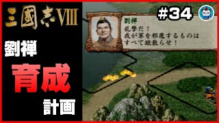 【三國志8】Part34 - 劉禅育成計画「偉大な父に挑む劉禅」PS2版三国志8実況