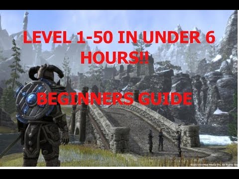 Elder Scrolls Online( How To Level Fast[Easiest Way]/1-50 Under 6 Hours ...