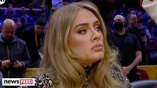 Adele Goes Viral After IGNORING Cameras During NBA All-Star Game!