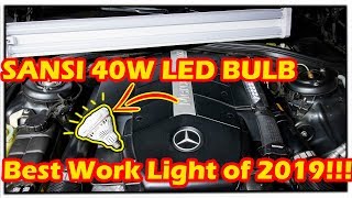 Sansi LED Light – The BEST Automotive LED Work Light of 2019 – SANSI 40W BR30 LED Bulb