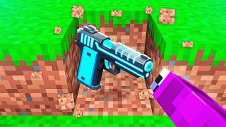 Minecraft, But Drops Are MEGA Guns...
