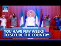 You Have Few Weeks To Secure The Country, Buhari Tells New Service Chiefs