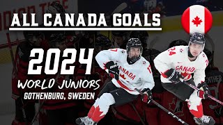 All Canada Goals - WJC 2024