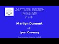 Antler River Poetry Online Presents - Marilyn Dumont and Lynn Coveney (w/ captions)