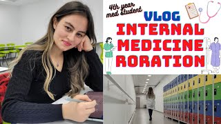 Vlog: INTERNAL MEDICINE rotation | MED SCHOOL