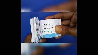 Rain Flipbook #shorts #drawing #noobject
