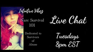 Narc Abuse Survival 101-Live Chat-Trauma Bonding, Male Abuse, Narcissistic Stalking, Discard Prelude