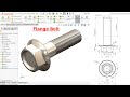 Flange Bolt in SolidWork