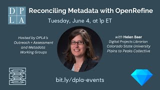 Reconciling Metadata with OpenRefine