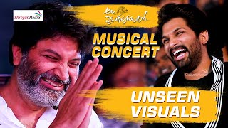 Ala Vaikunthapurramuloo Musical Concert Highlights | Unseen Visuals | Allu Ajun | Trivikram
