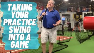 Ask Teacherman - How Do I Take My Practice Swing Into A Game?