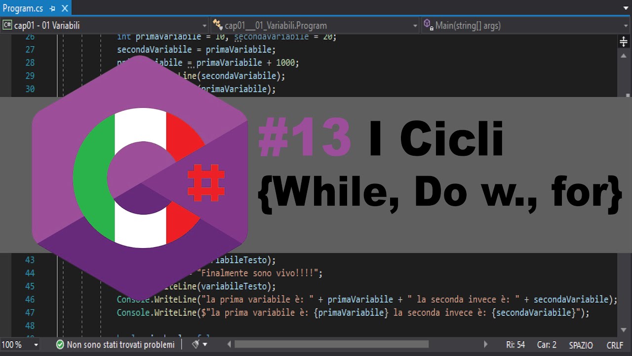 Tutorial C 13 Cicli While Do While For Youtube