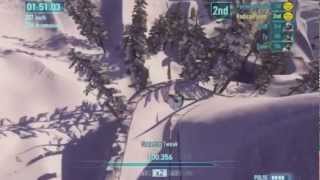 SSX - Serenity - Race it - 2:03.36 - Wingsuit Meter Glitch