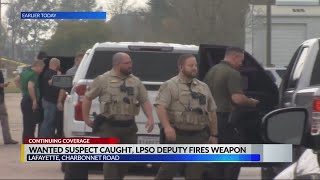 Wanted suspect caught