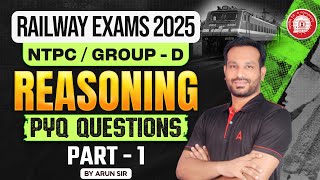 RRB Group D/NTPC Previous Year Question Paper Tamil | RRB NTPC/Group D Reasoning 2025 in Tamil