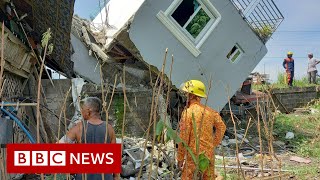 Powerful earthquake hits northern Philippines - BBC News