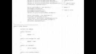 Java inheritance tracing worksheet 1