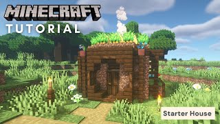 Minecraft｜How To Build A Starter House (Tutorial)｜新手小屋 #16