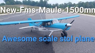 New Fms maule 1500mm ONE good looking stol plane. #smokeymountainrc #rcplane #aviation #fms