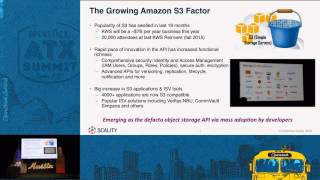 Scality - The Best of Both Worlds: OpenStack and S3 Based Storage Services