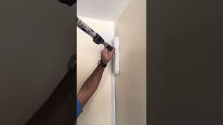 How to make paint a wall corner with a roller#paint #satisfying #shots