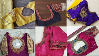 latest maggam work blouse designs. work blouse designs.cut work blouse designs. blouse designs.