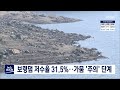 보령댐 저수율 31.5%..가뭄 주의 단계 대전mbc