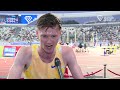 Max Burgin Discusses Winning, 1:42.98 800m at Rabat Diamond League [Interview]
