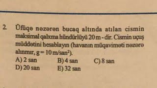 Ağırlıq qüvvəsi.Ümumdünya cazibə qanunu.(C3-test 2)