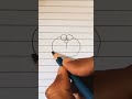 How to draw Doraemon easy way #shorts