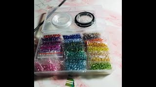 Multicolor Beading Glass Seed Beads Bulk- 3mm 11/0 Pony Beads Kit Small Tube Round Beads Asso Review